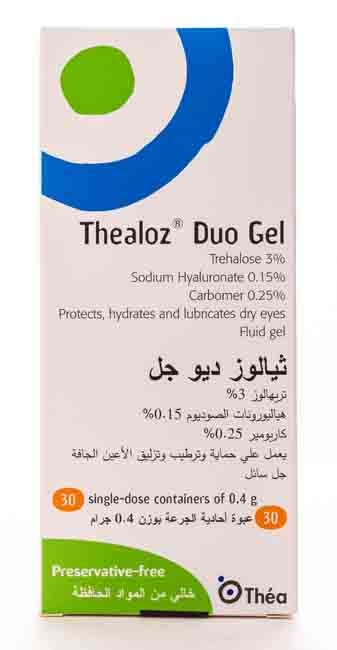 Thealoz Duo Eye Gel Ud 30 X 0.4 Gm