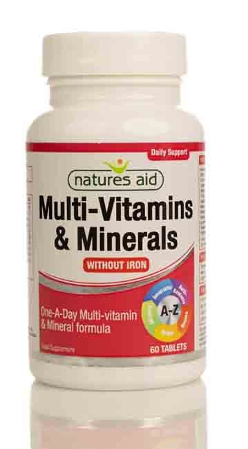 Natures Aid Multivit&Min 60Tab
