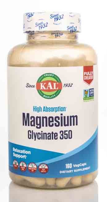 Kal Magnesium Glycinate 350/160Cap