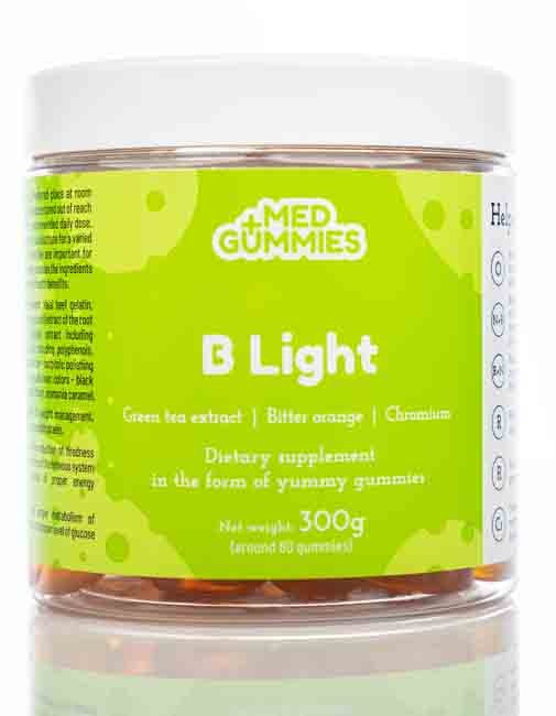 Med+ Gummies B Light 300Gm 60Pcs