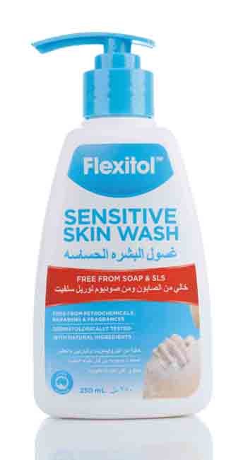Flexitol Sensitive Skin Wash 250Ml