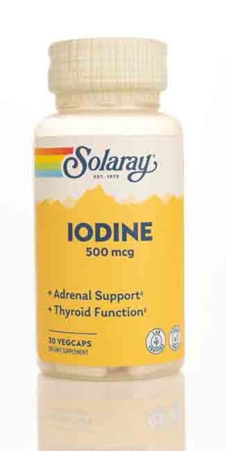 Solaray Iodine 500Mcg 30Cap