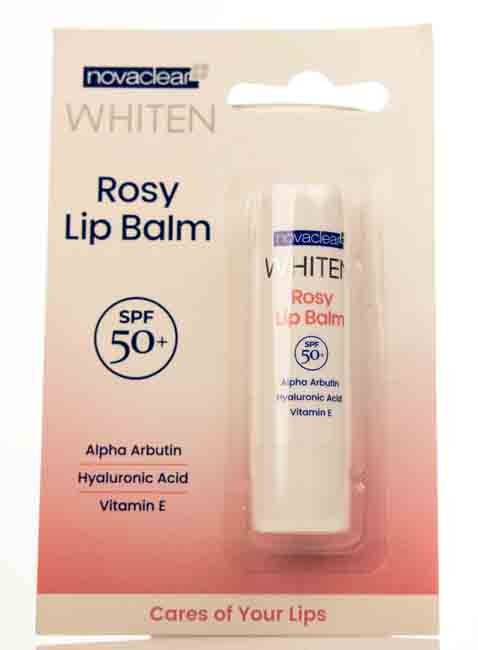 Novaclear White Rosy Lip Balm Spf 50/4.9Gm
