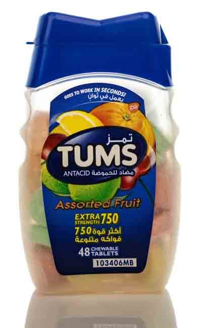 Tums Antacid Extra Strength 750/48 Chew Tab