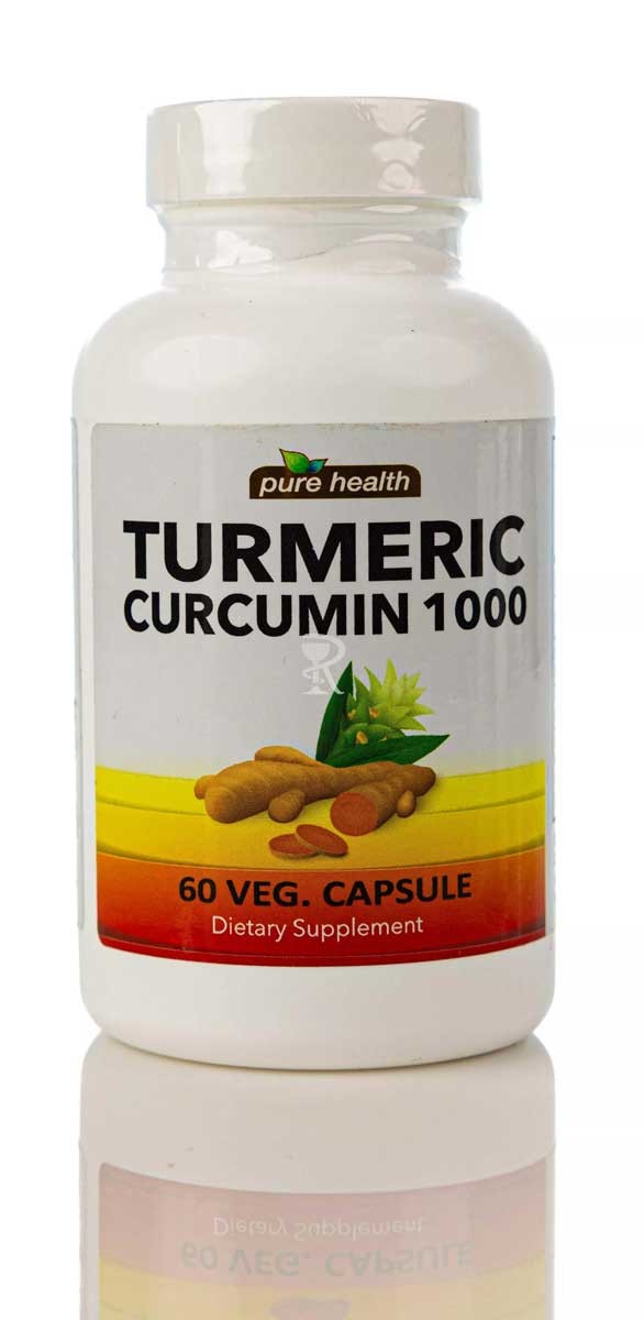 PURE HTH TURMERIC CURCUMIN 1000MG 60CAP