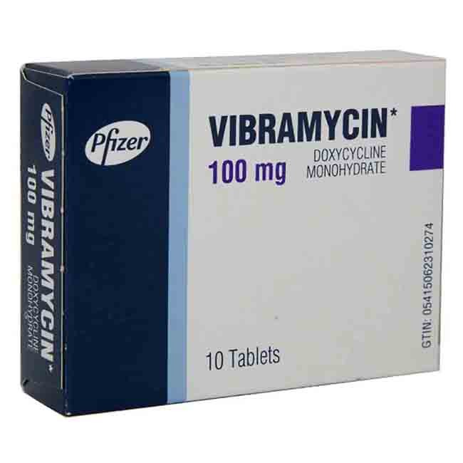 Vibramycin 100 Mg 10 Tablet
