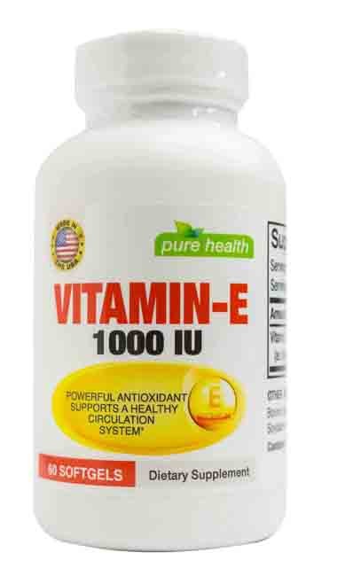 Pure Health Vitamin-E 1000 Iu 60 Tablet