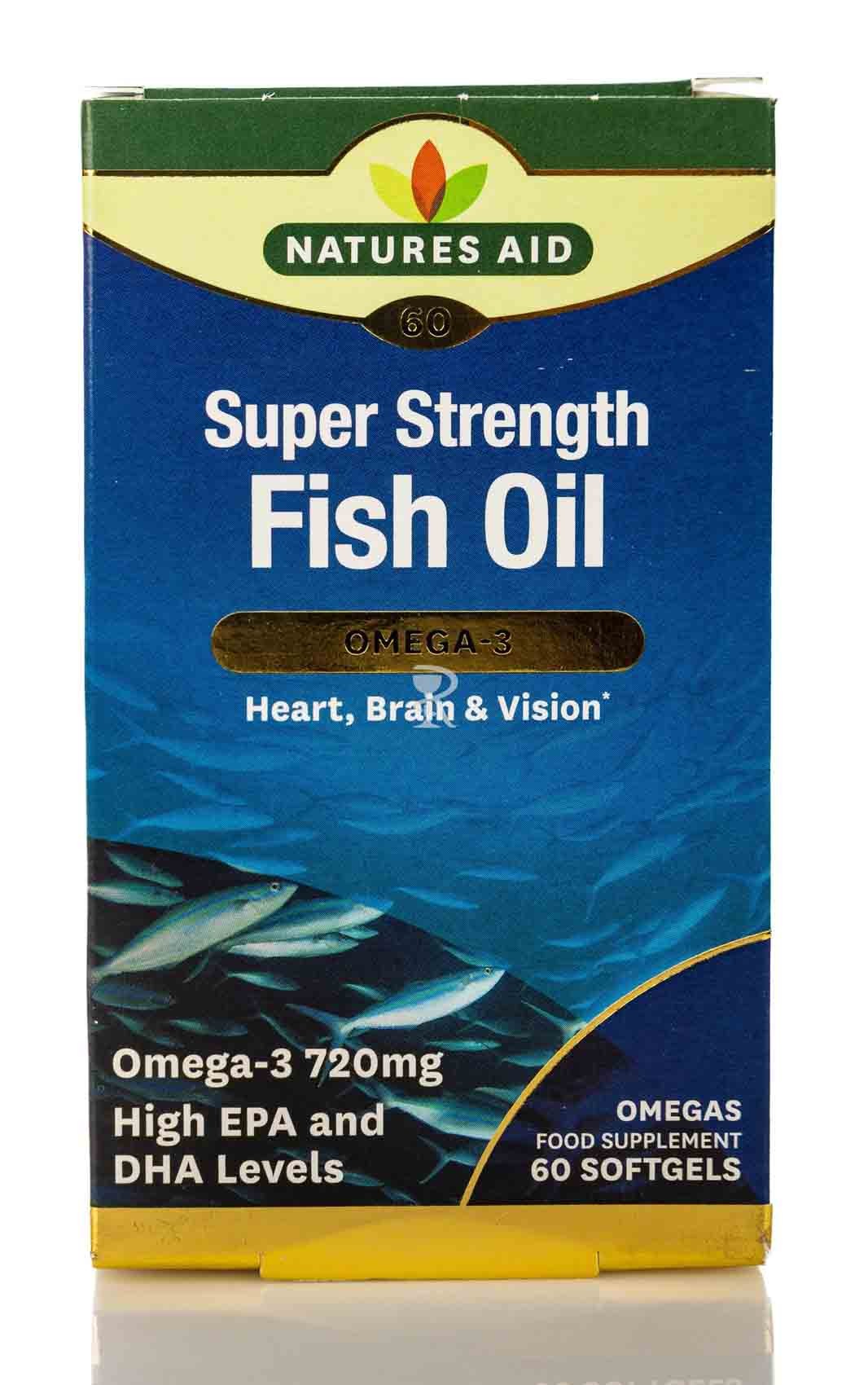 Natures Aid Omega-3 [Fish Oil] 720 Mg 60 Softgel