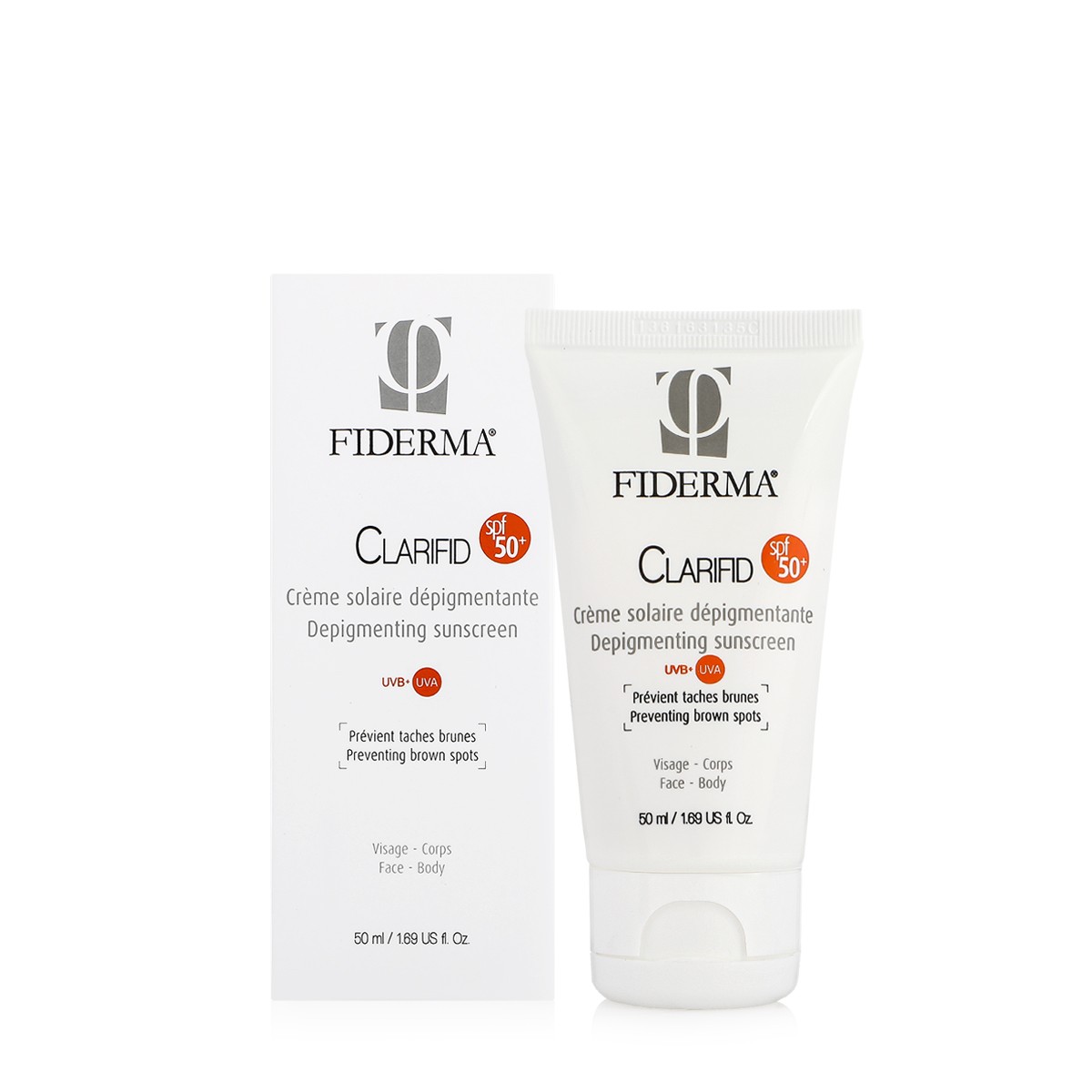 Fiderma CLARIFID Depigmenting Sunscreen SPF50+ - 50ml