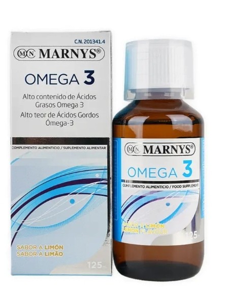 Marnys Omega 3 125ml - Lemon Flavour