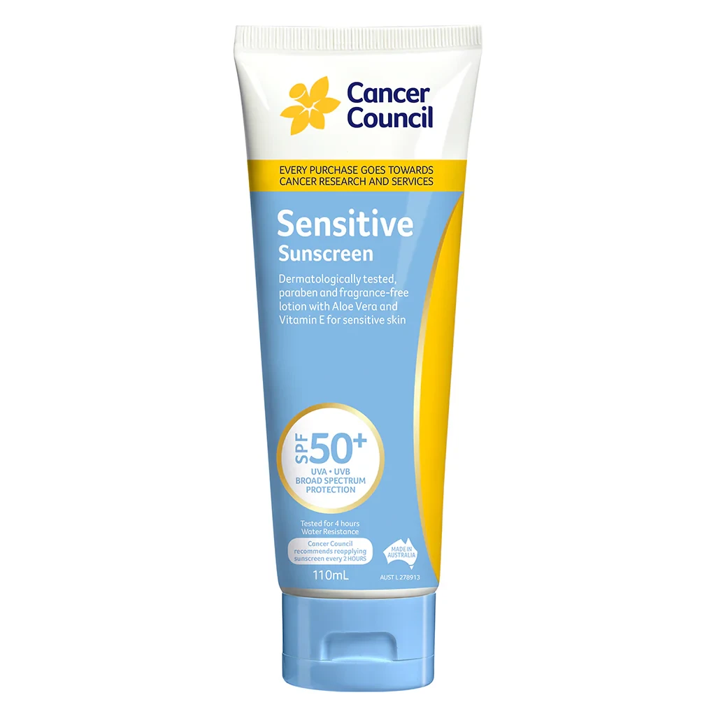 Cancer Council Sensitive Spf 50+ 110 Ml
