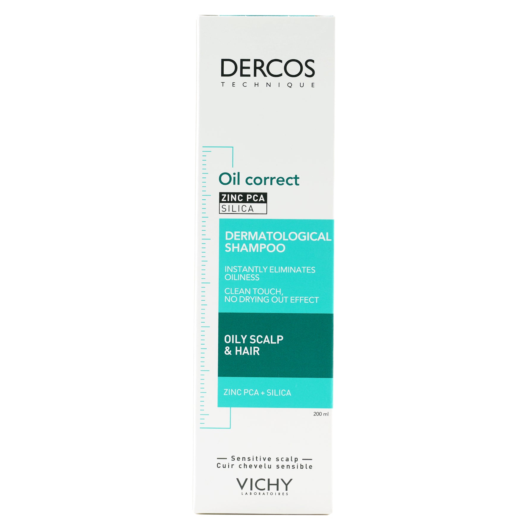 Vichy Dercos Oil Correct Oily Scalp & Hair Shampoo 200Ml