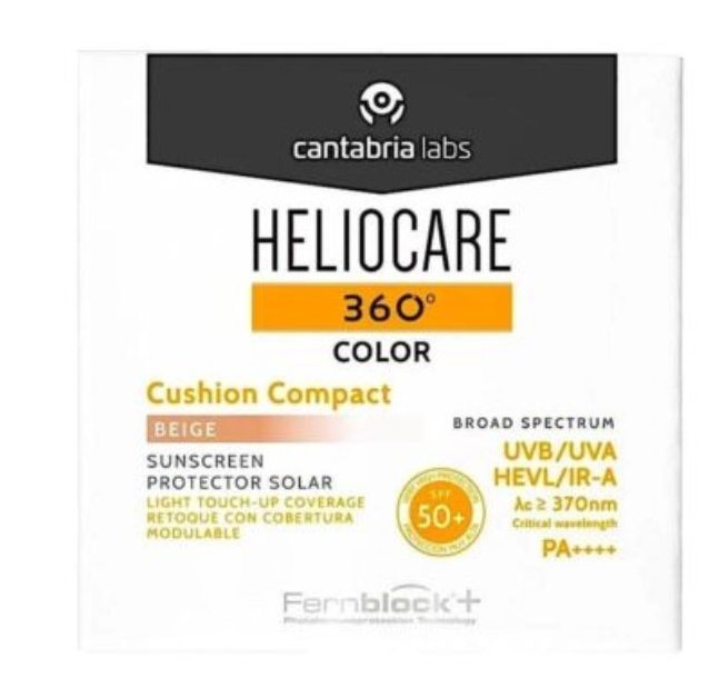Cantabria Heliocare 360 Cushion Compact Beige Sunscreen Spf50+ 15Ml