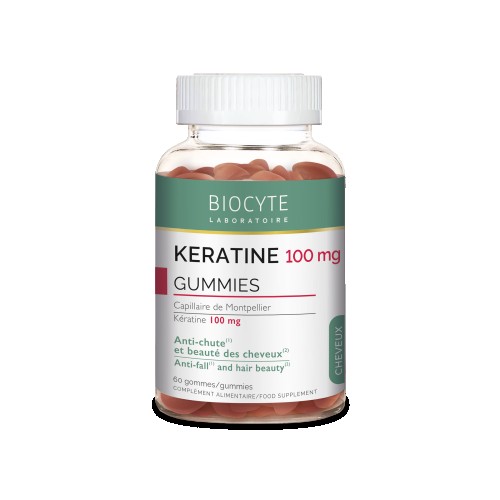 Biocyte keratin 100mg 60 gummies