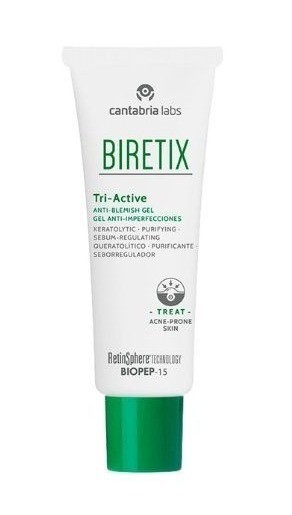 Cantabria Biretix Tri-Active Anti-Blemish Gel 50 Ml