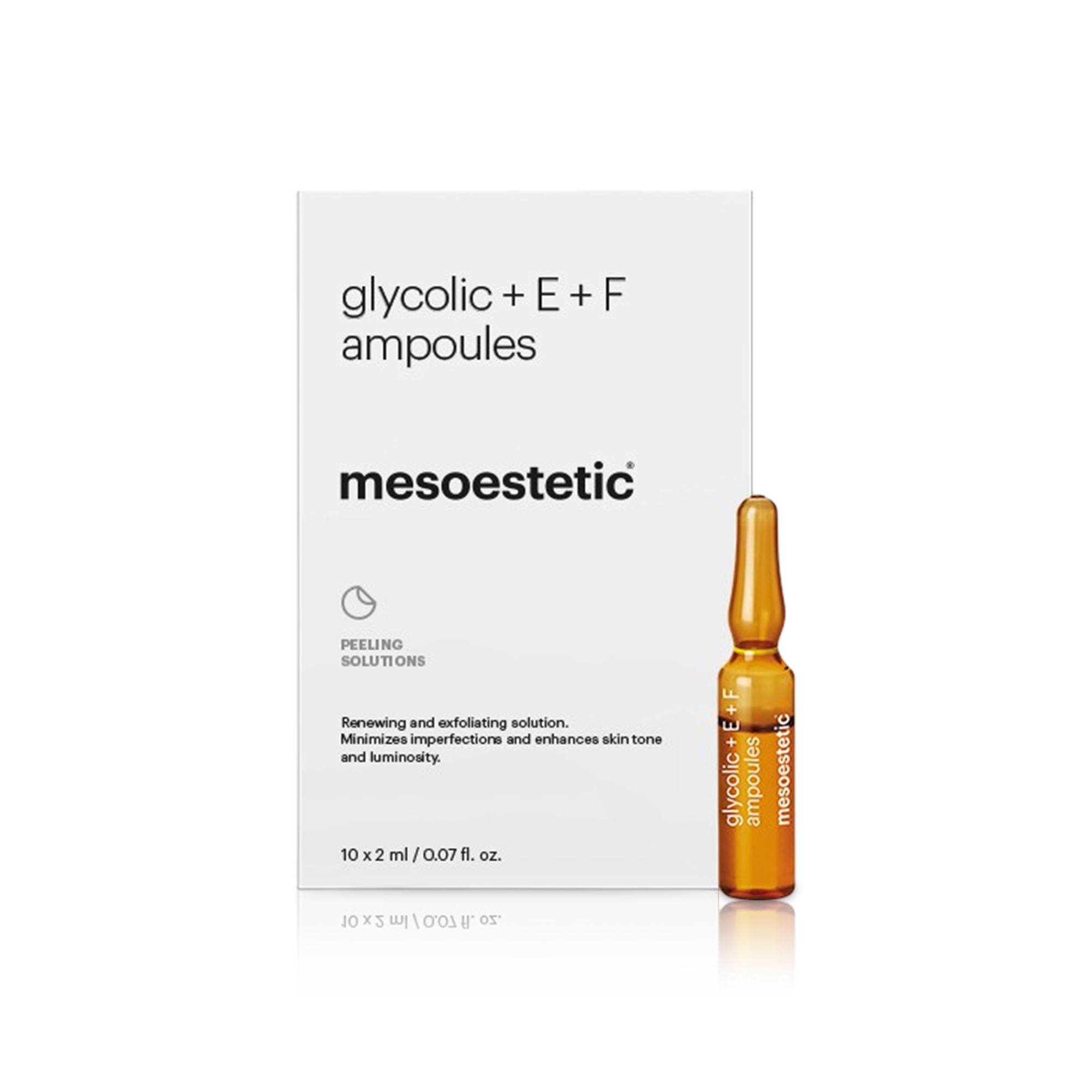 Mesoestetic Glycolic Acid 10% + Vit E + F Ampoules