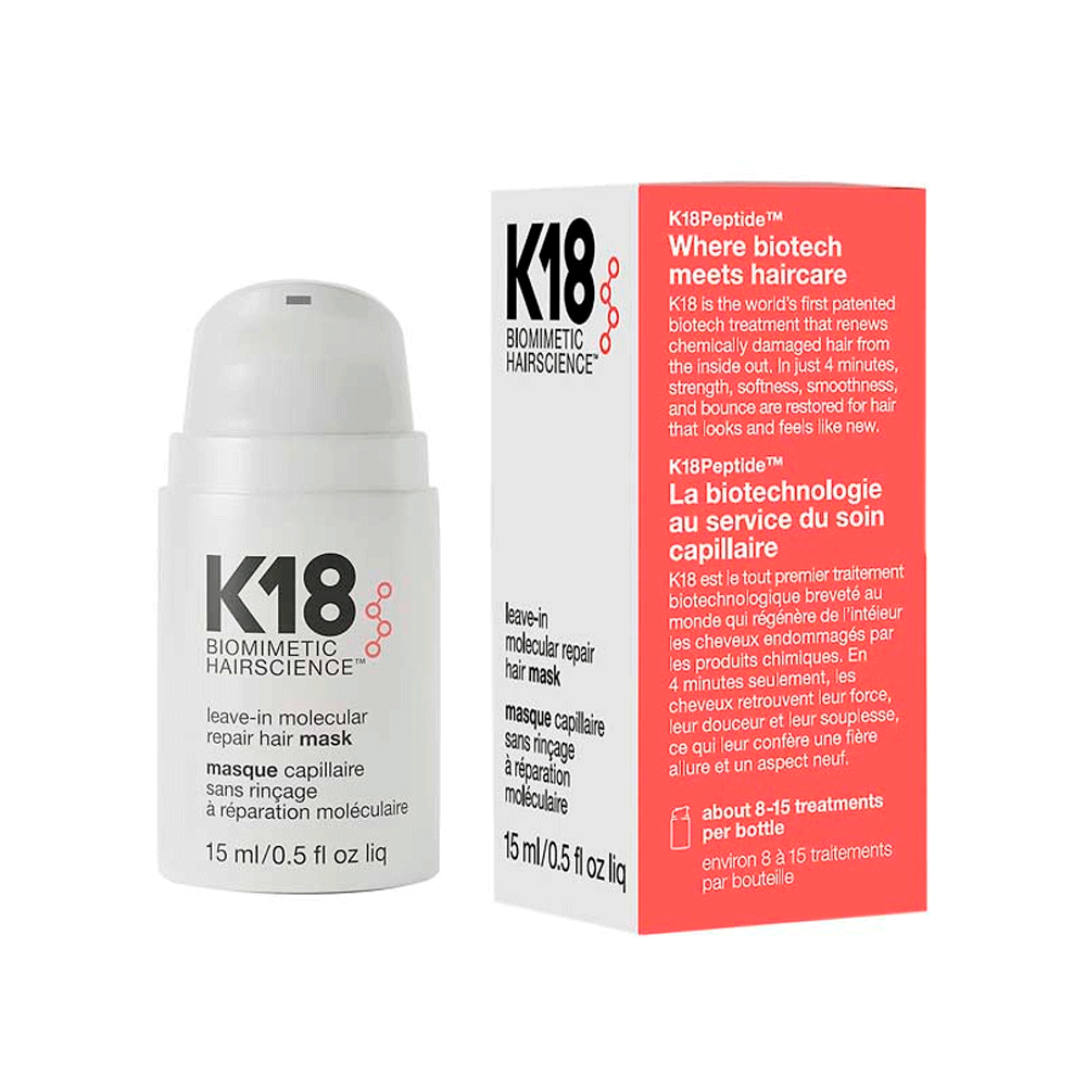 K18 Leave-in Molecular Repair Hair Mask 15 Ml