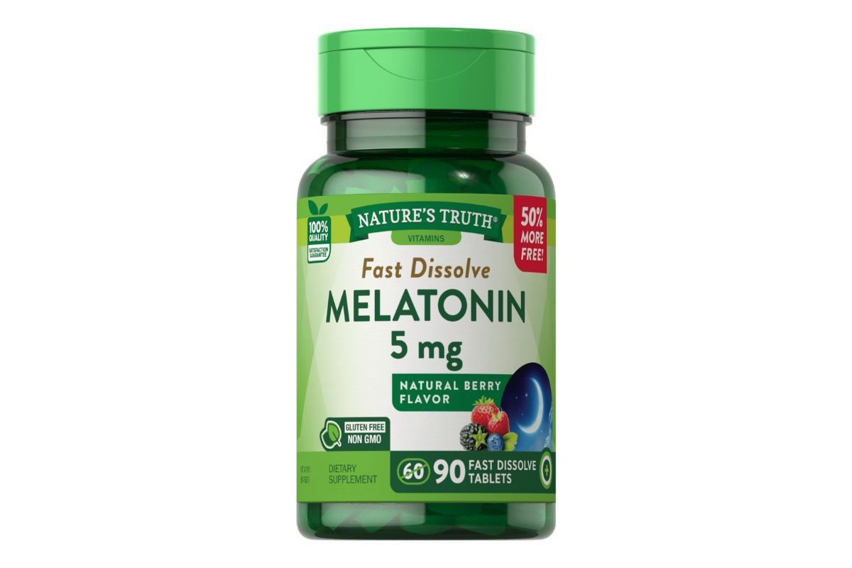 Nature's Truth Fast Dissolve Melatonin 5 Mg 90Tablets-NT4191