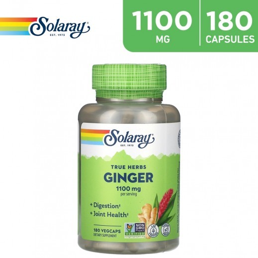 Solaray Ginger 1100MG 100 VEG Capsules