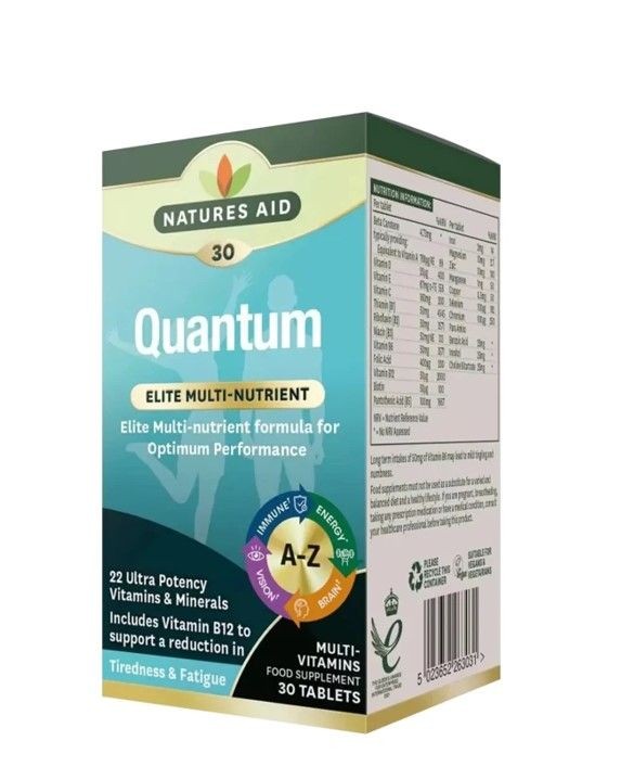Natures Aid Quantum Elite MultiNutrient 30 Tablets