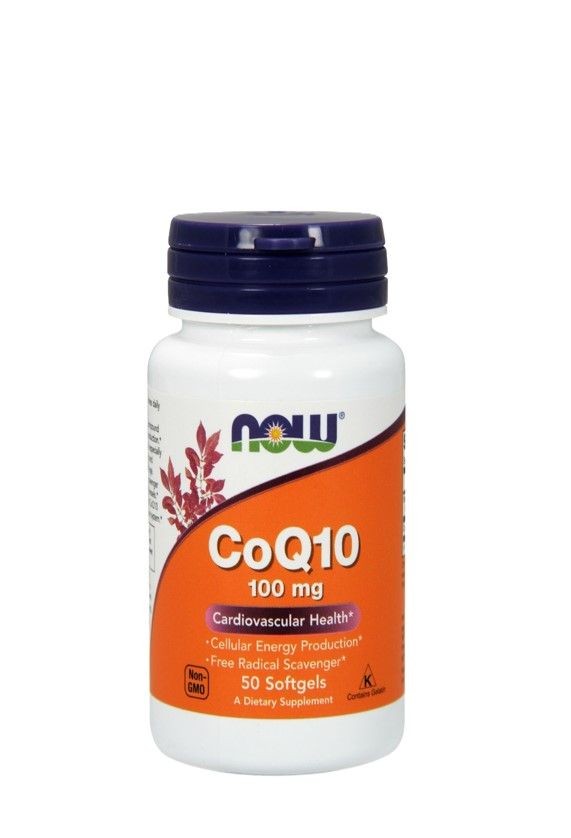 Now CoQ10 100mg 50 Capsules