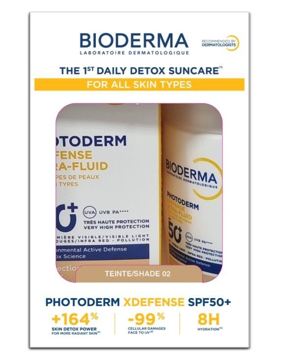 Bioderma Photoderm XDEFENSE Ultra fluid SPF50+ T02 F40ml (1+1)